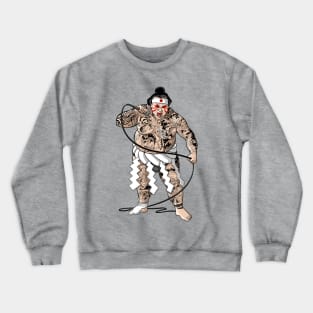 Yakuza sumo wrestler singer Crewneck Sweatshirt